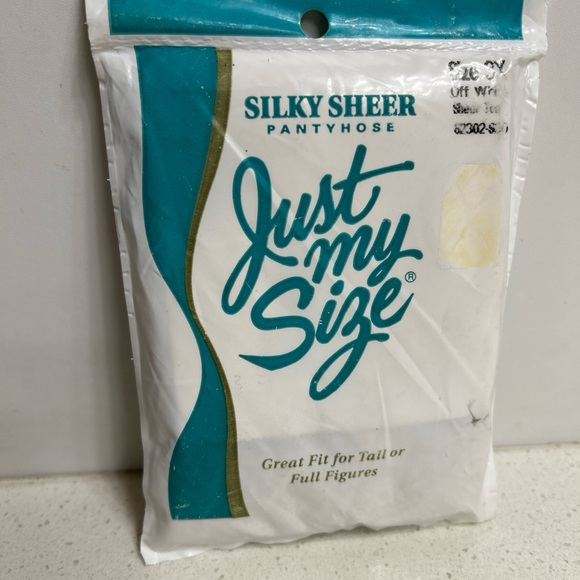 Just My Size Other - Just My Size Off White Pantyhose 3X Sheer Toe NEW